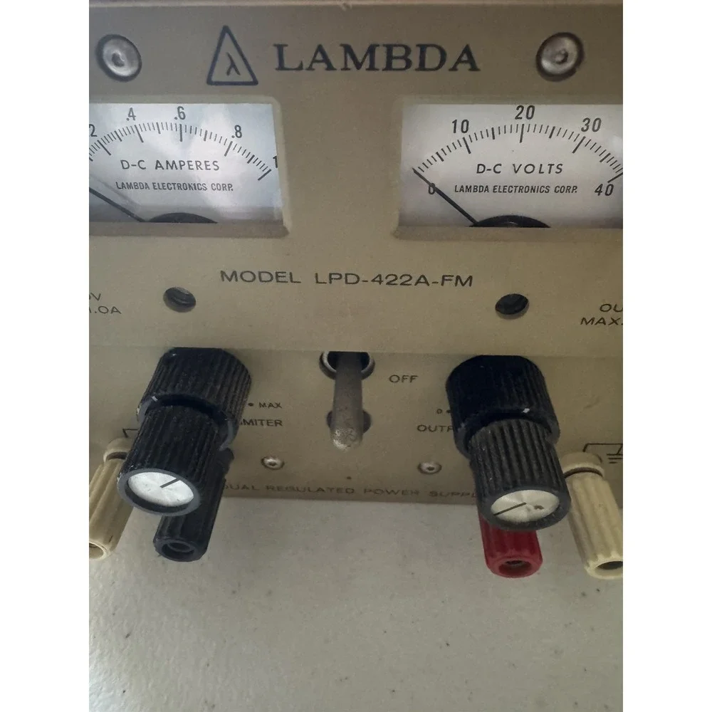 Vintage‎ Working LAMBDA Electronics LPD-422A-FM Dual Regulated Power Supply